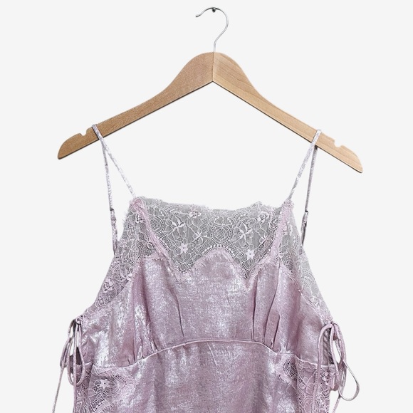 Free People Intimately Shimmer On Cami in Lilac Combo - Picture 4 of 9